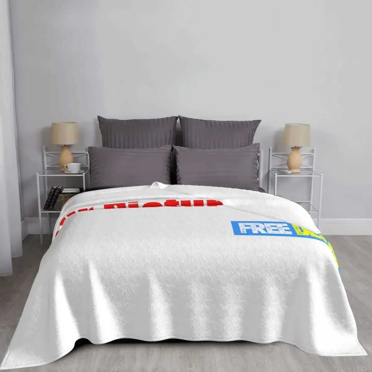 Blanket Flannel Spring Autumn Your Picture Here Free Design Customized Warm Throws For Winter BeddingC241218