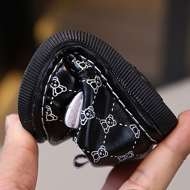 Kids Squeaky Shoes Infant Girls Boys Cartoon Cute Pattern Baby Child Toddler Shoes Cutefeet Children Flat Bottom Non-slip Shoes Size 16 - 20