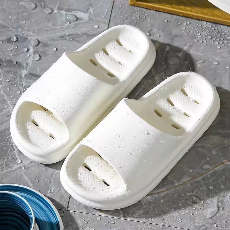2025 free shipping for mens womens Flat bottomed home slippers pink green black Anti slip water leakage quick drying slippers
