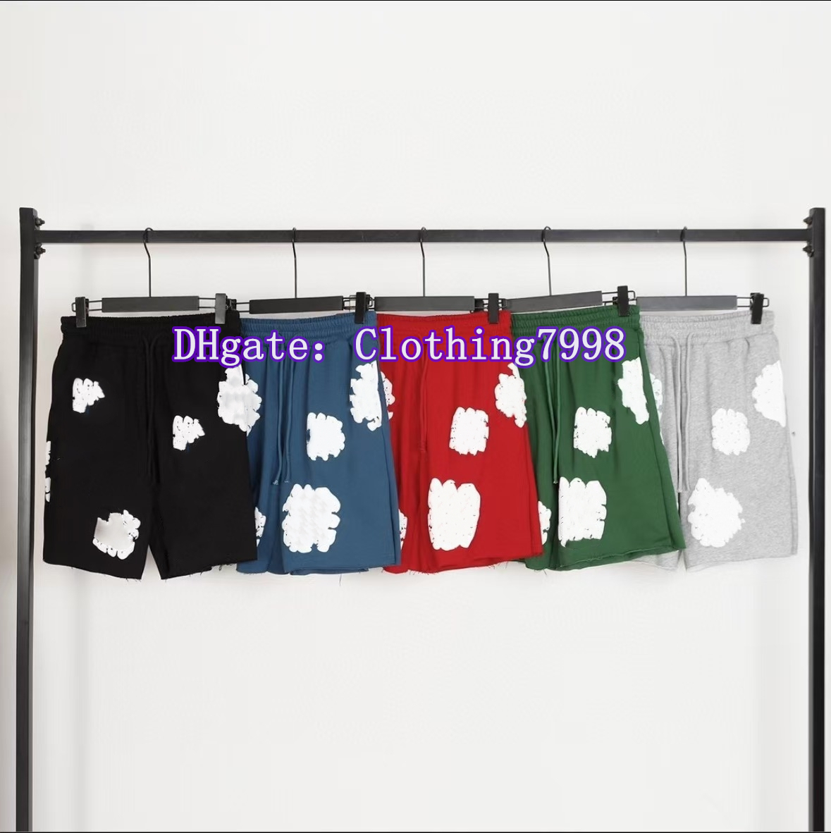 shorts mens designer shorts men mens shorts women unisex 280g pure cotton fabric loose fit top quality wholesale 2 pieces 5% off shorts set with shirts