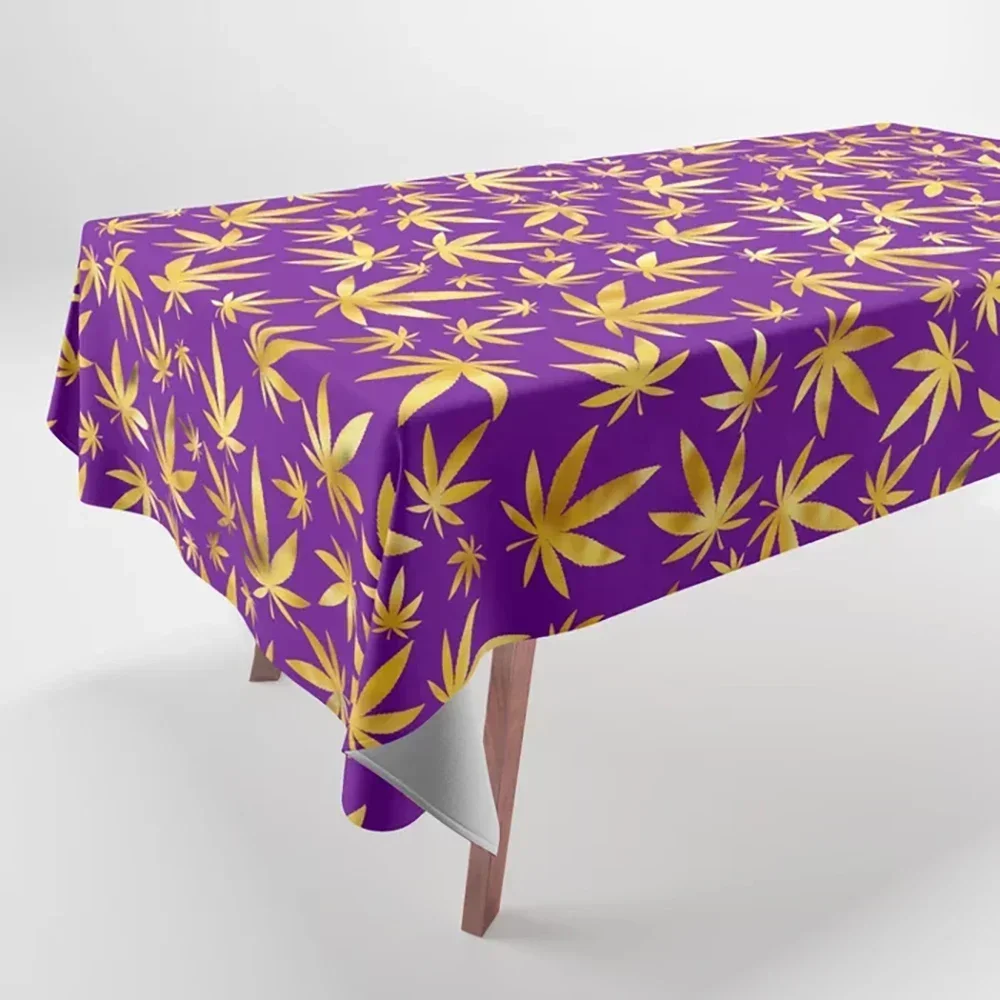 Boho Botanical Pattern Printed Tablecloth Home Decor Rectangular Party Stain Resistant Dust Cloth BBA174