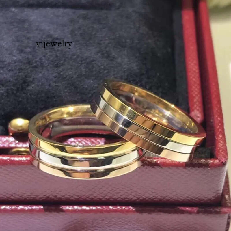 Trinity Ring Charms Three Colour for Woman Designer Size 5-11 for man Wide and narrow edition T0P quality luxury classic style brand designer fashion Jewelry