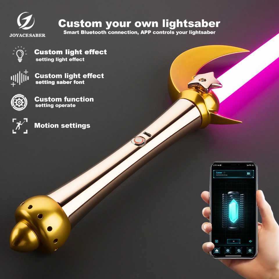 Sailor Moon Pixel Lightsaber Xenopixel Light Saber Jedi Neopixel Laser Sword Metal Handle Role Playing Heavy Duel Luminous Toy W241218