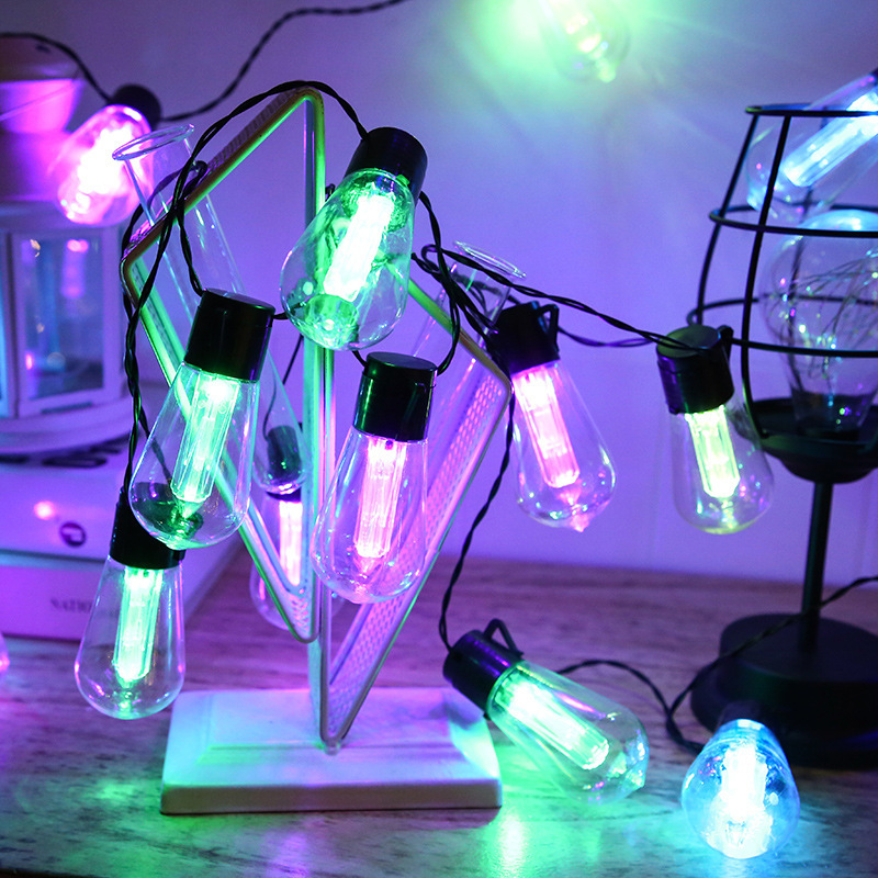 Decorative Outdoor RGB Globe Ball Light String - Weather-Resistant USB Colored Lighting
