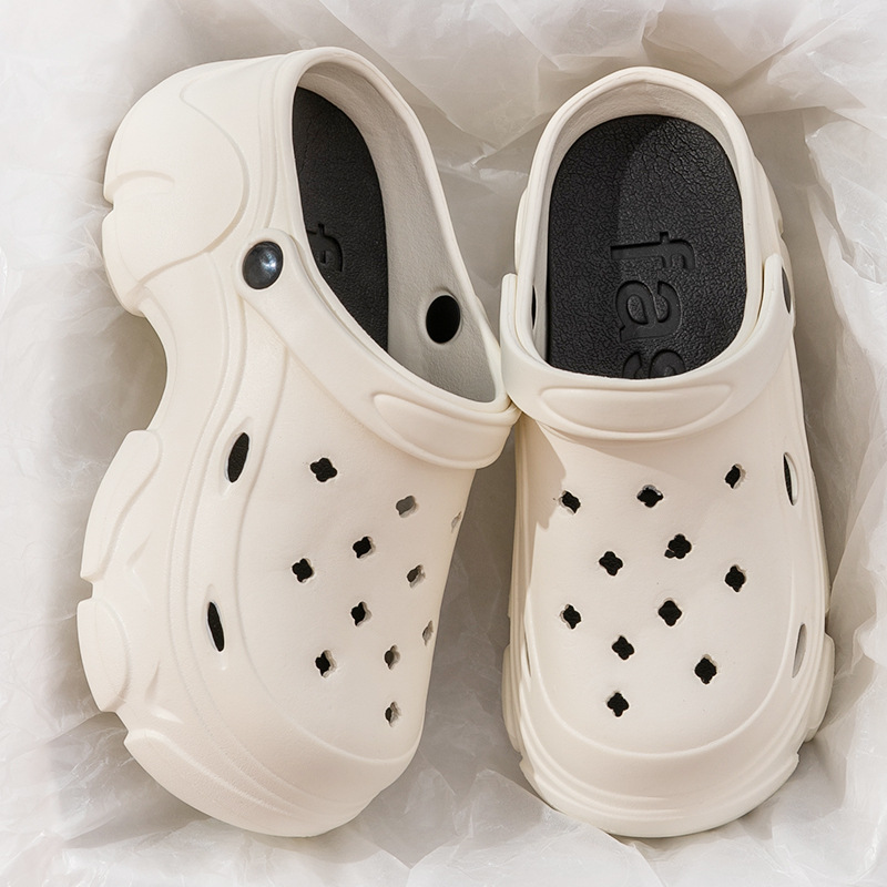 EVA Summer Slippers New Sandals for Women 2025 Outdoor Clogs Thick-soled Slippers Women's Flip-flops Non-slip Home Slippers
