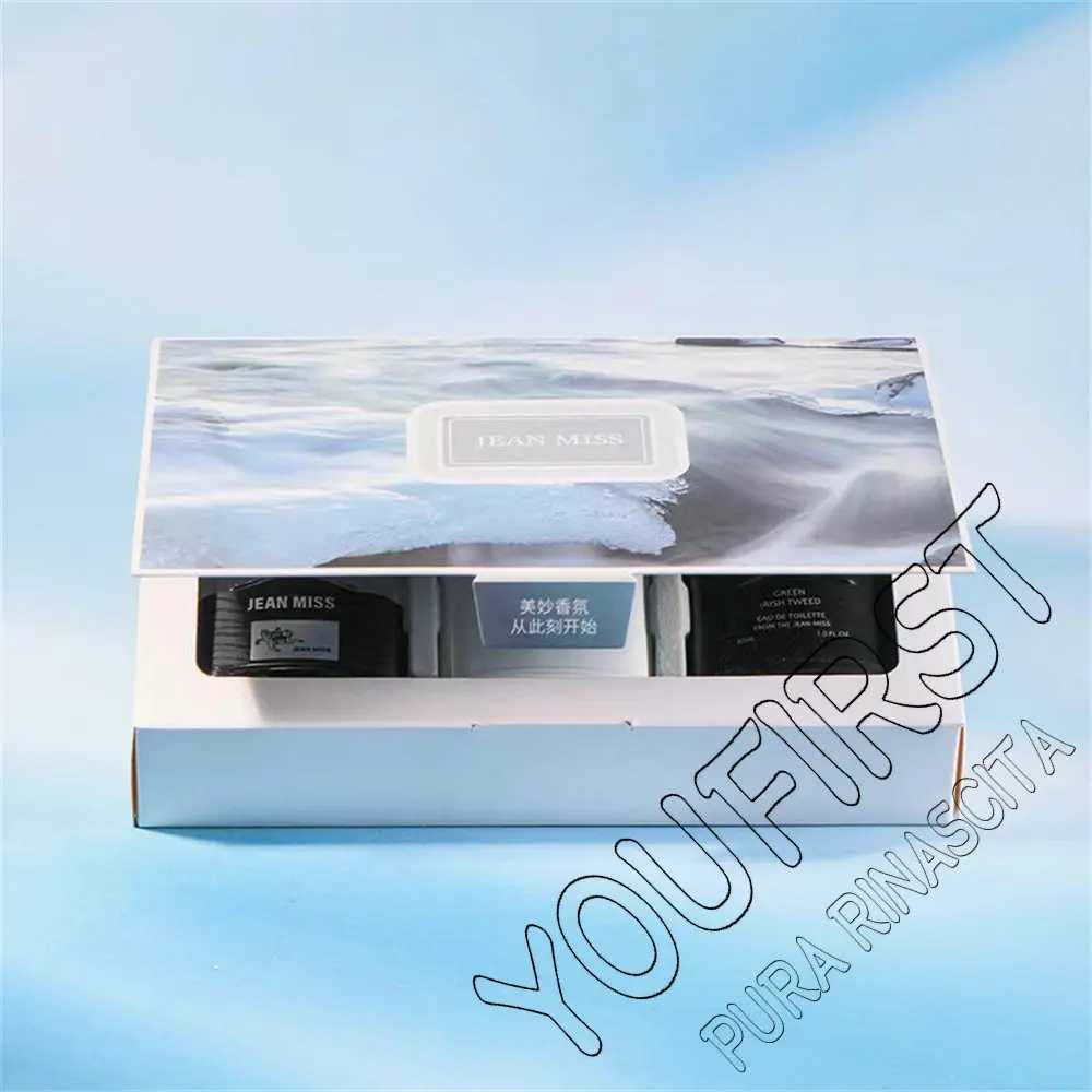Fresh natural 90ml perfume mens gift box 3-piece durable cologne perfume M skie charming mens perfume originalXJ250409