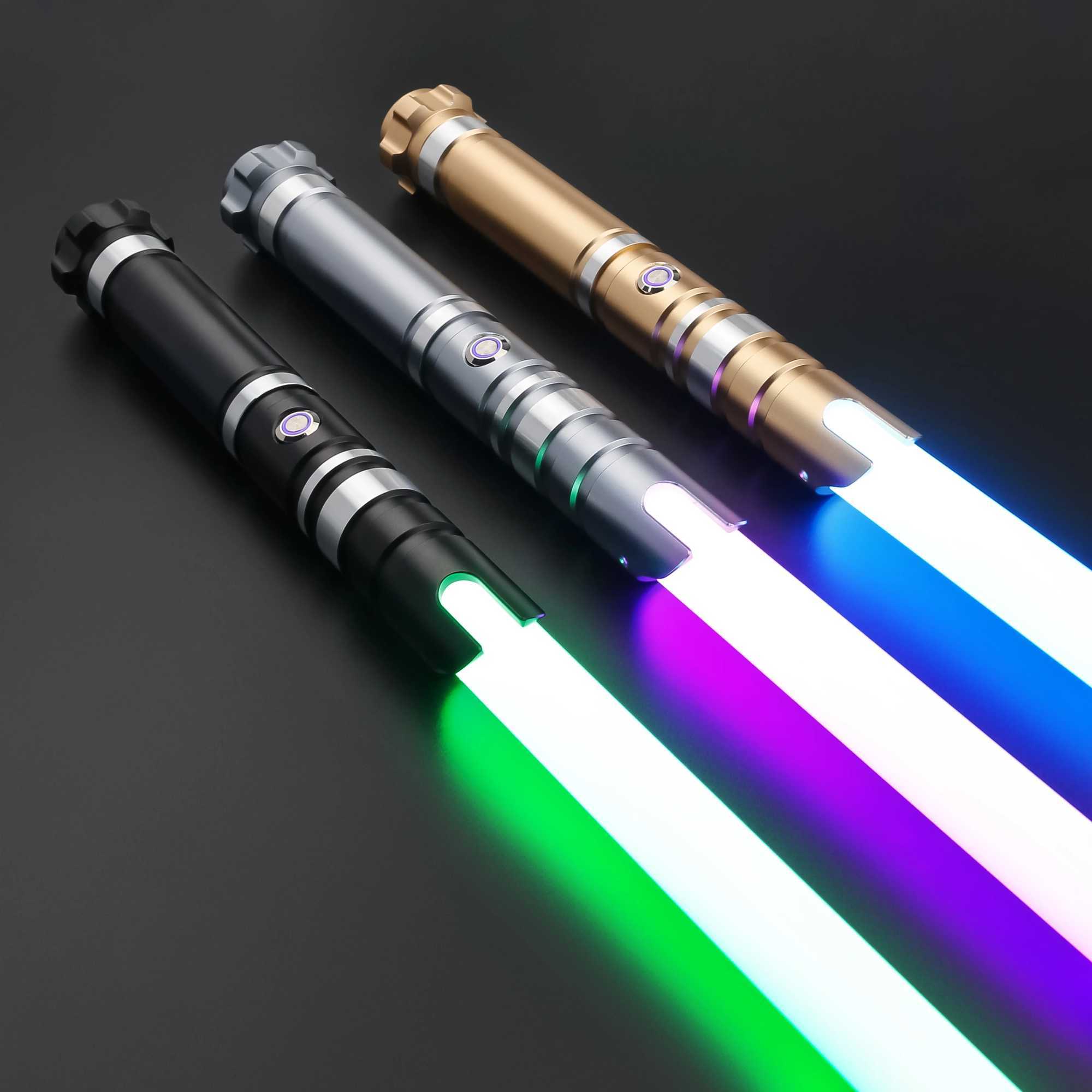 TXQSABER Heavy Dueling Lightsaber Neo Pixel RGB Toys Laser Saber Metal Hilt Smooth Swing Combat Cosplay Luminous Kids Toys W241218