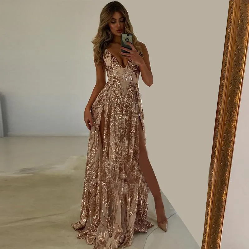 Summer Nightclub Mesh See Through Long Dress Prom Birthday Celebrity Party Dress Sexy Club Sequin Tail Dress