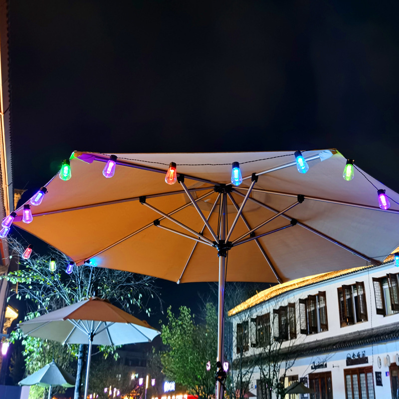 Decorative Outdoor RGB Globe Ball Light String - Weather-Resistant USB Colored Lighting