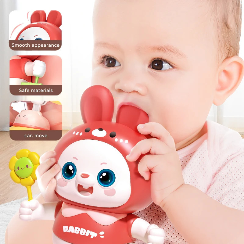 Children Cute Rabbit Electronic Toy Pet With Music Light Animal Game Frog Walking Dance Moving Kid Toys 3 Year Gifts 241218