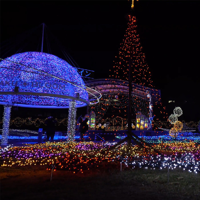 Bedroom Starlight Decoration with Solar-Powered LED Starstring