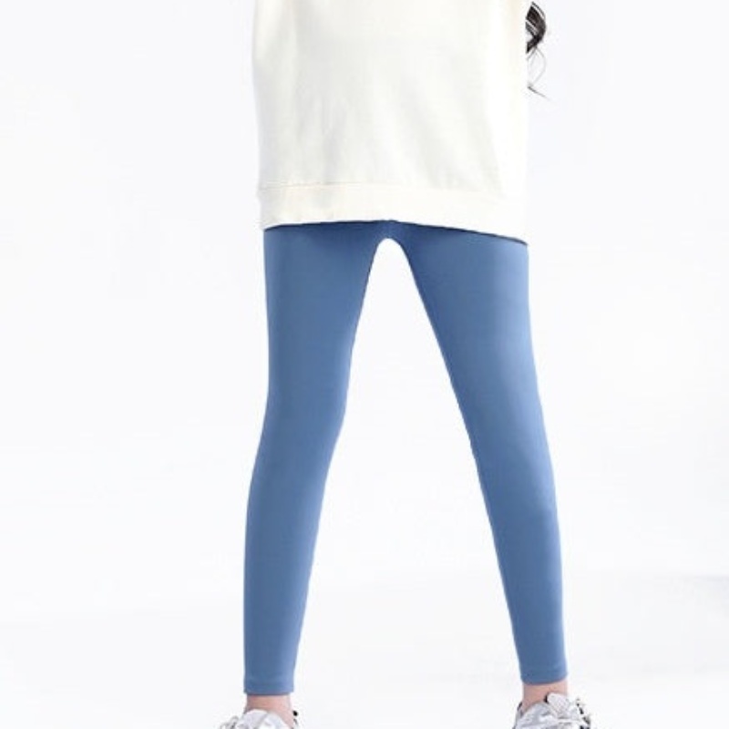 Uu-1976 Spring & Fall Thin Kid's Inspired Yoga Tights - Lightweight Long Pants For Girls