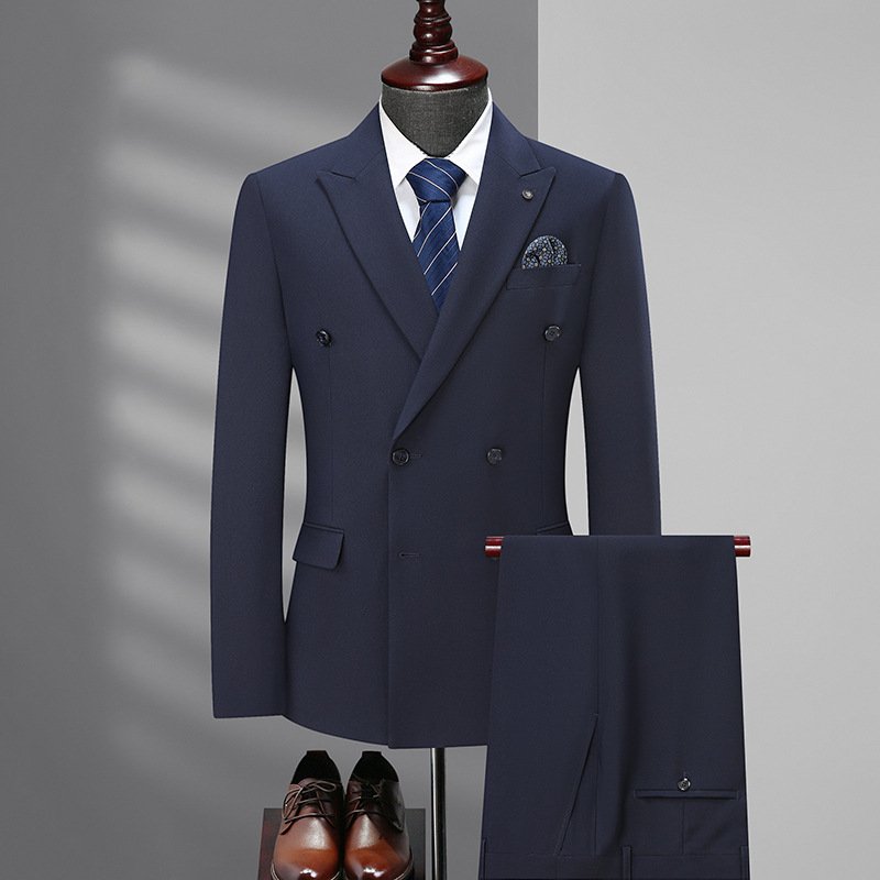 P1218Men's suits plus size fat guy suit jacket groom best man wedding