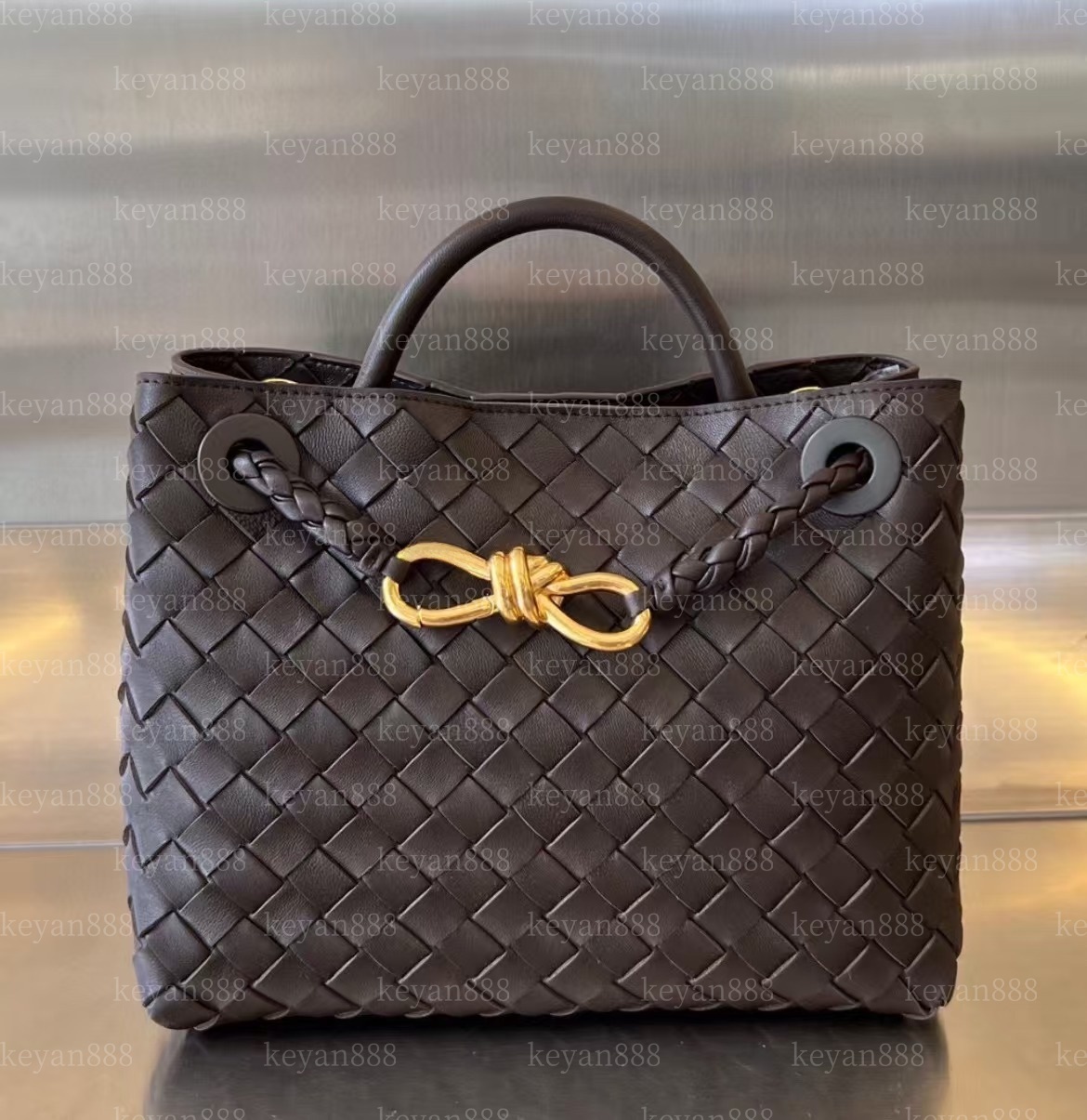 designer bag tote andiamo Family Buckle Original Leather New Woven Women's Portable Single Shoulder Crossbody Official Document laptop bags designer wallet