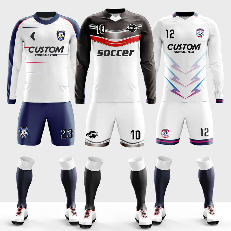2025 Personalized Custom Men's Wear Fully Sublimated Printed Soccer Jersey Football Team Training Uniforms Sportswear M924
