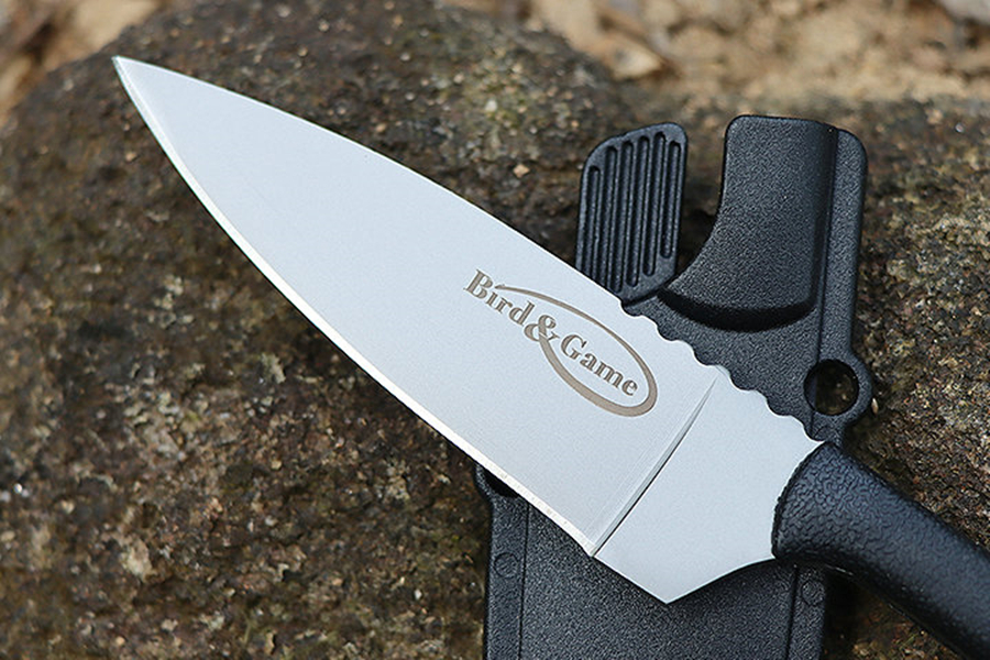 Top Quality M7844 Survival Straight Knife 3Cr13Mov Satin Blade Full Tang GRN Handle Outdoor Camping Hiking Fishing EDC Fixed Blade knife Knives with K