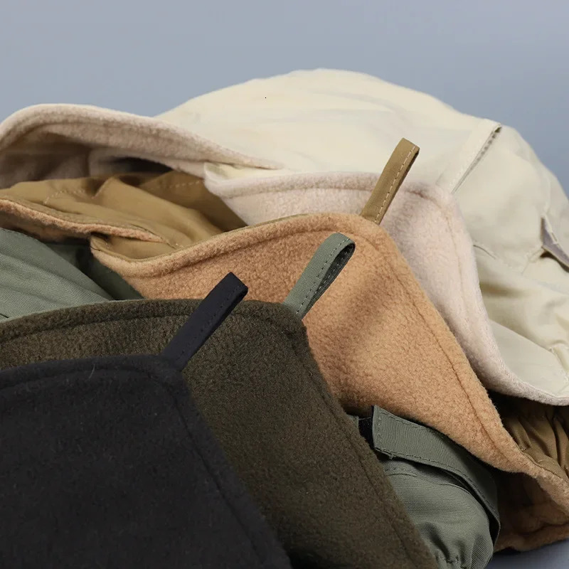 Japanese Retro Solid Color Velvet Pilot Hat Winter Outdoor Warm Ear Protection Windproof Skiing Bomber Hats for Men and Women 241218