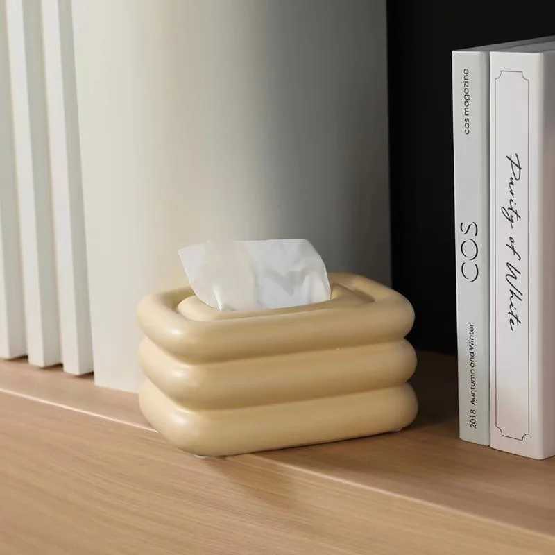 Modern Tissue Box Cover Holder Desk Tissue Holder Bathroom Holder Accessories Livingro Decor Storage Box Fast Sing Y241218