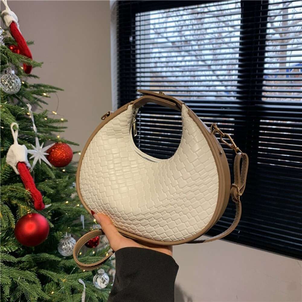 Women's Bags Trendy Women Crossbody Retro Half Moon PU Leather Handbag Hobo Casual Versatile Shoulder Bag