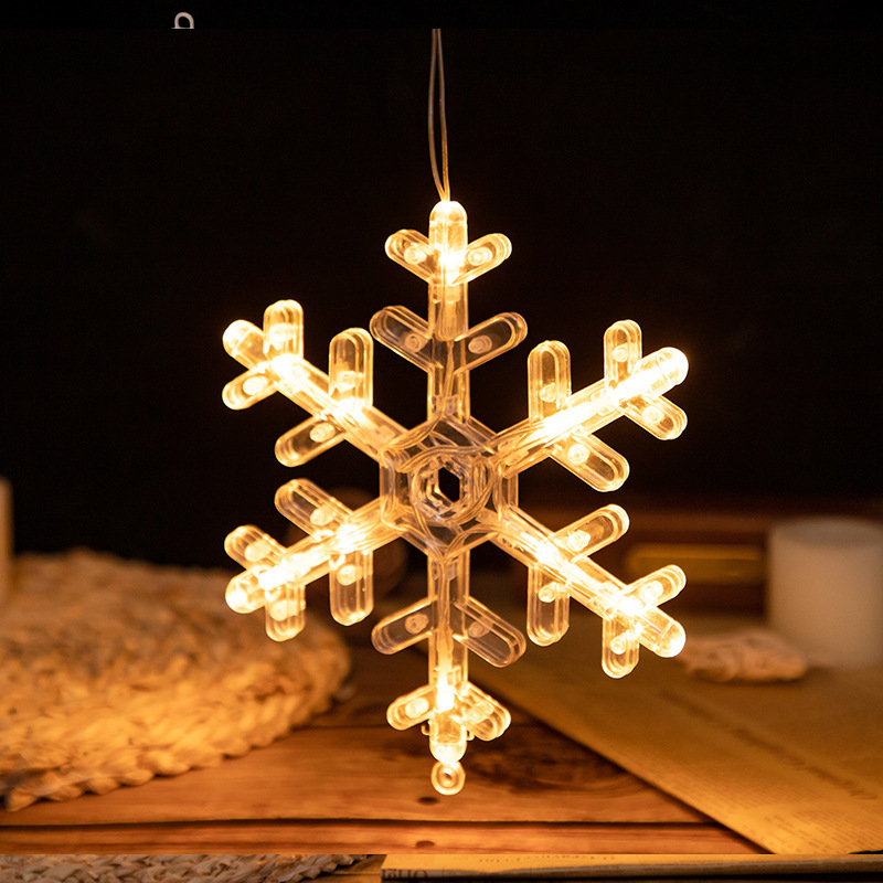LED Christmas Light String with Suction Cups for Trees and Windows