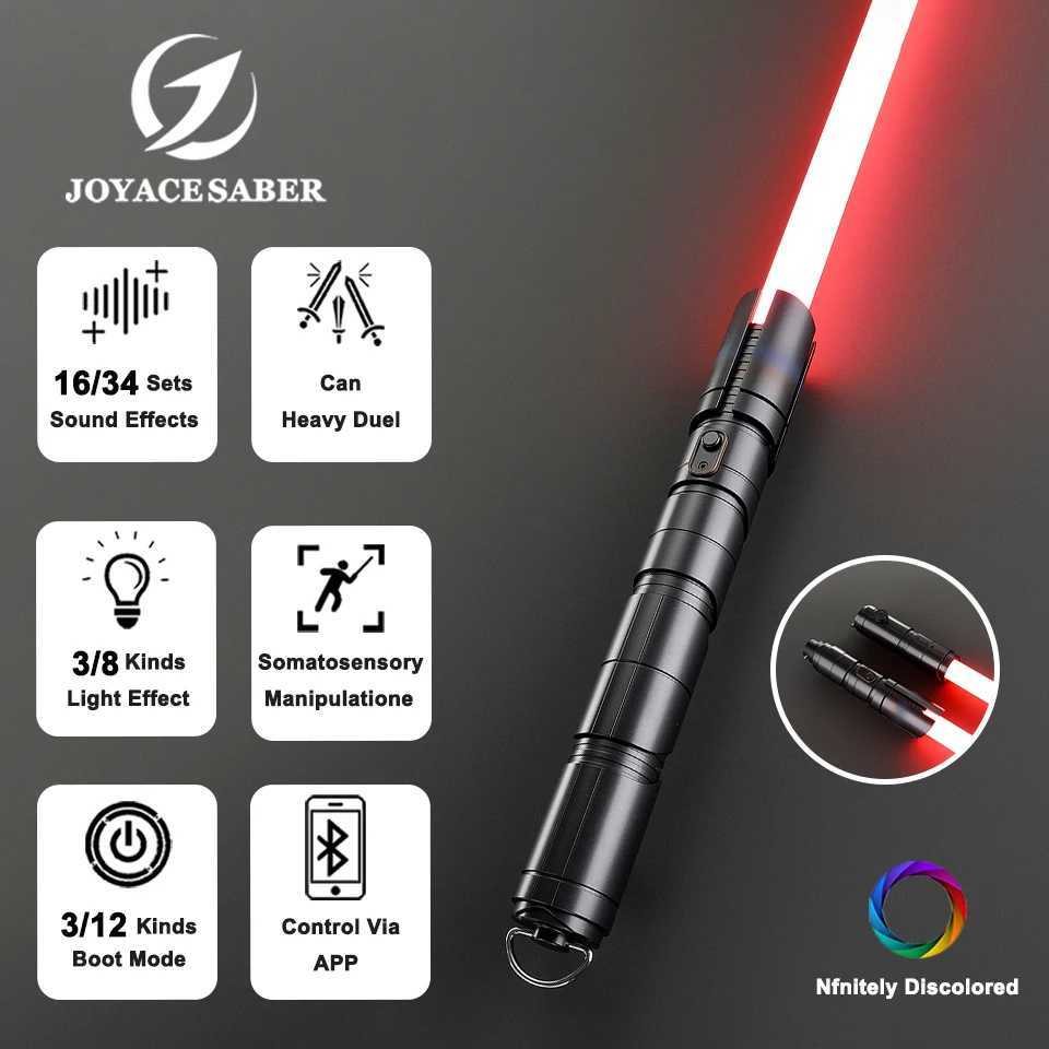 Qimir Lightsaber Jedi Xenopixel Light Saber Metal Handle Pixel Laser Sword Heavy Dueling Cosplay Neopixel Sabers Toys W251224
