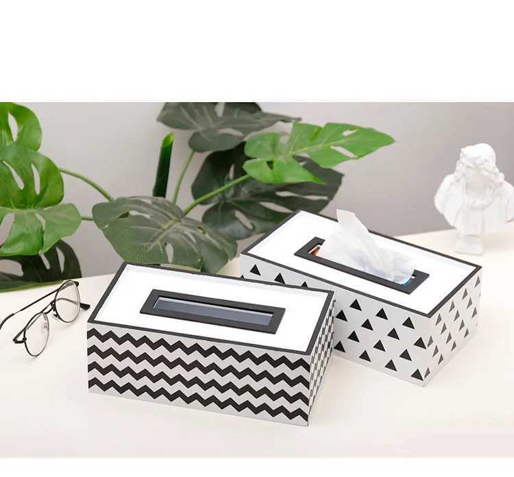 1 Nordic wooden living Ro Dining Ro decoration organization simple wooden tissue box He Storage Organization JL 235 Y241218