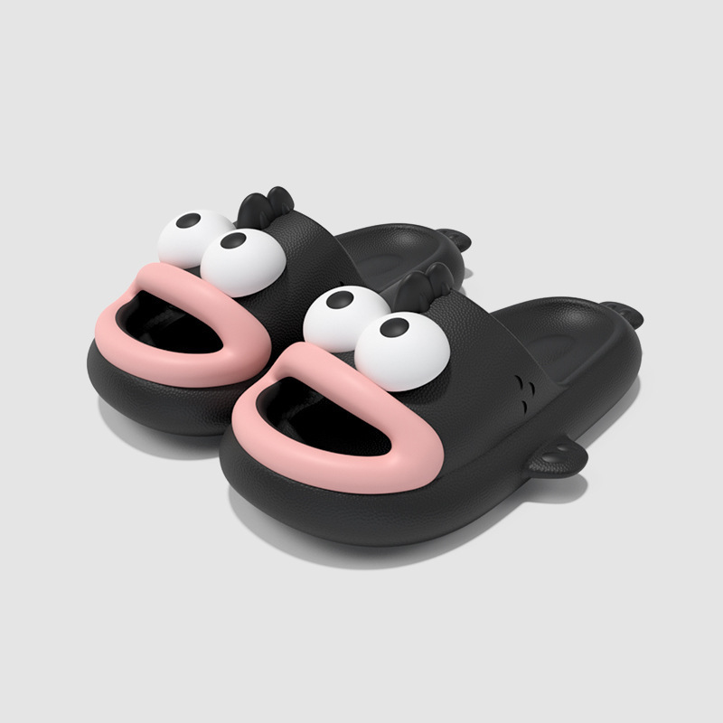 2025 free shipping designer slippers for mens womens Thick soled slippers pink green black red yellow New clownfish slippers