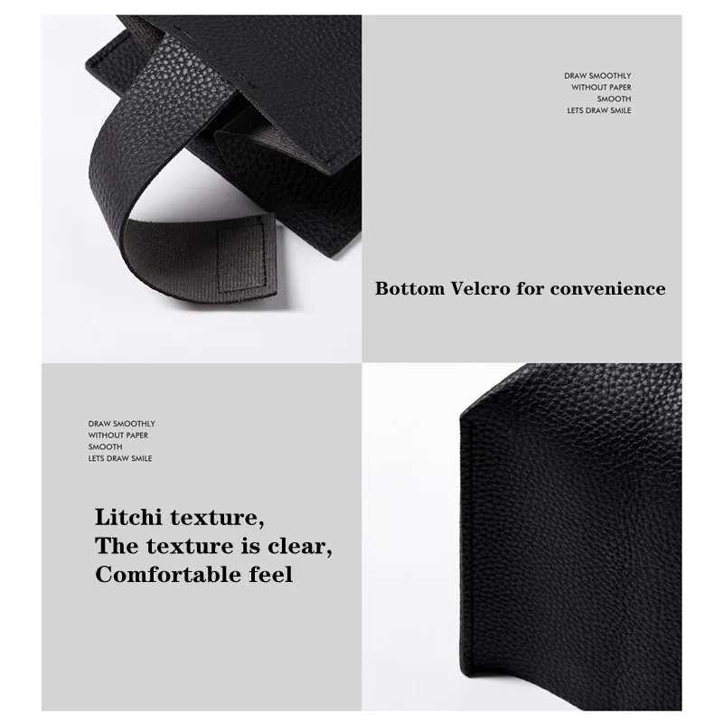 Modern PU Leather Square Tissue Box Cover Holder-Decorative Holder/Organizer for Bathroom Vanity Countertop Night StandsOff Y241218