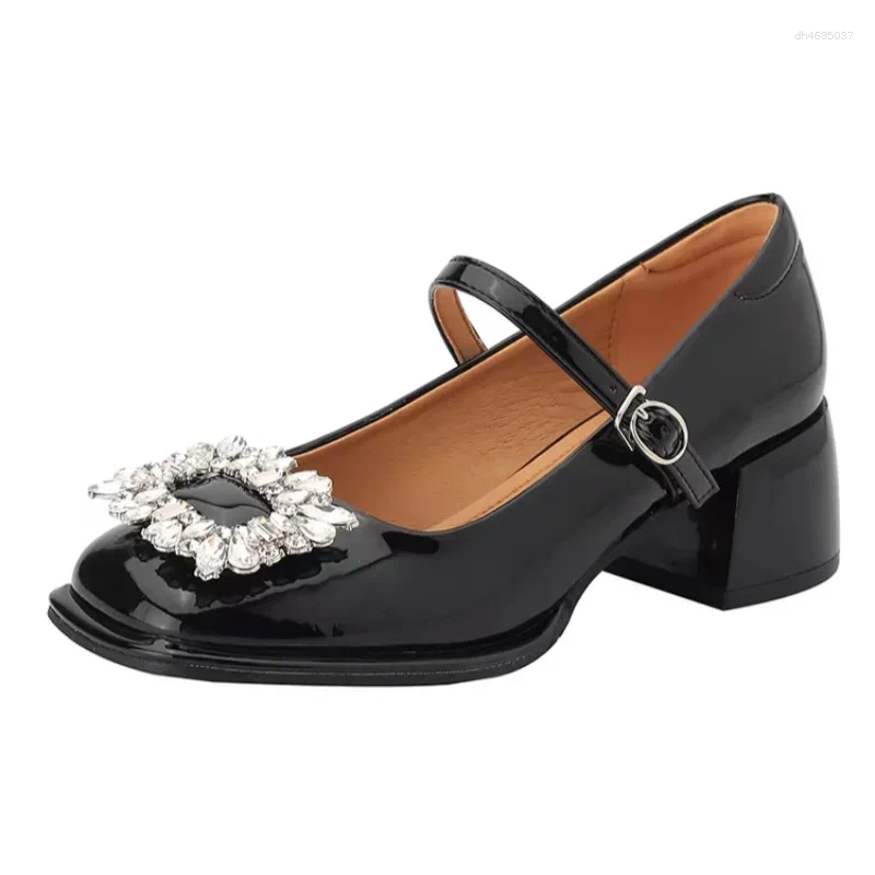 Dress Shoes Selg Women's Japanese College Style Uniform British Mary Jane High Heels zhanyishengli