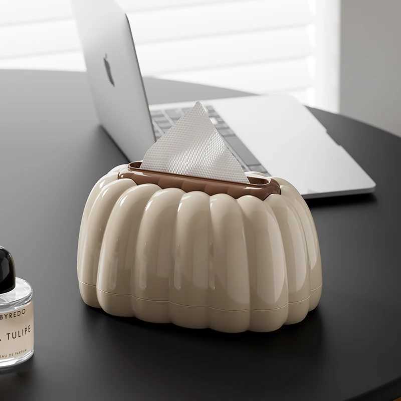 UFORU High-grade tissue box living ro light luxury pumping paper box he coffee table display creative paper pumping box Y241218
