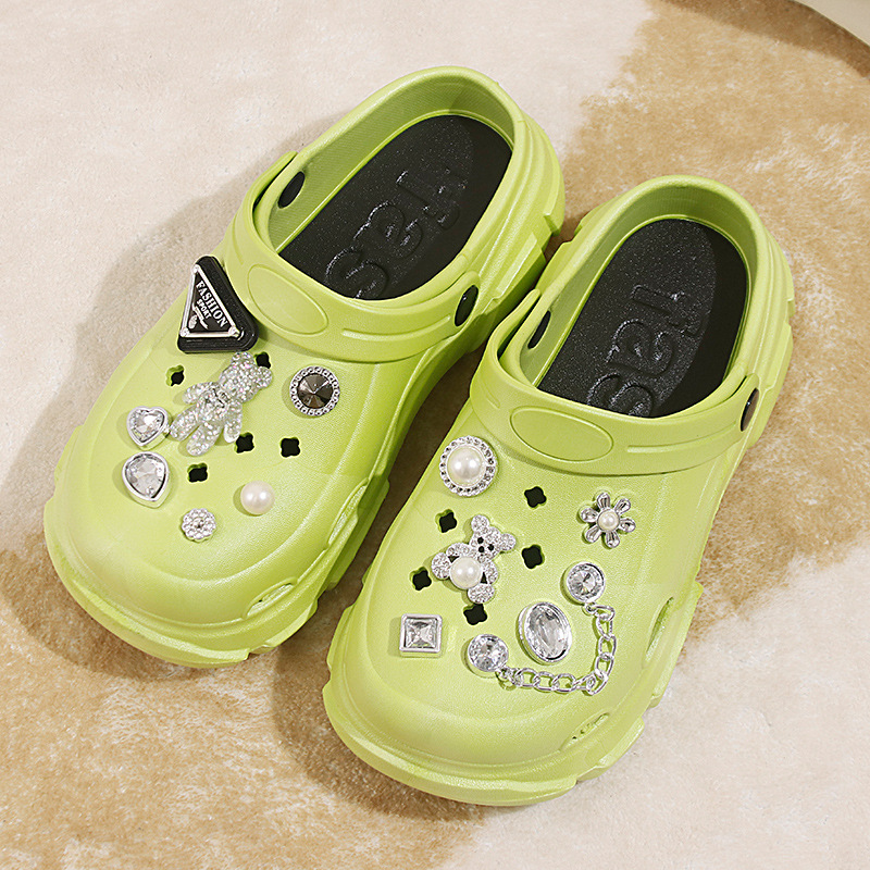 Free Shipping slippers designer slides womens Platform sandals summer home outdoor Slipper bathroom woman shoes beach size eur 36-41