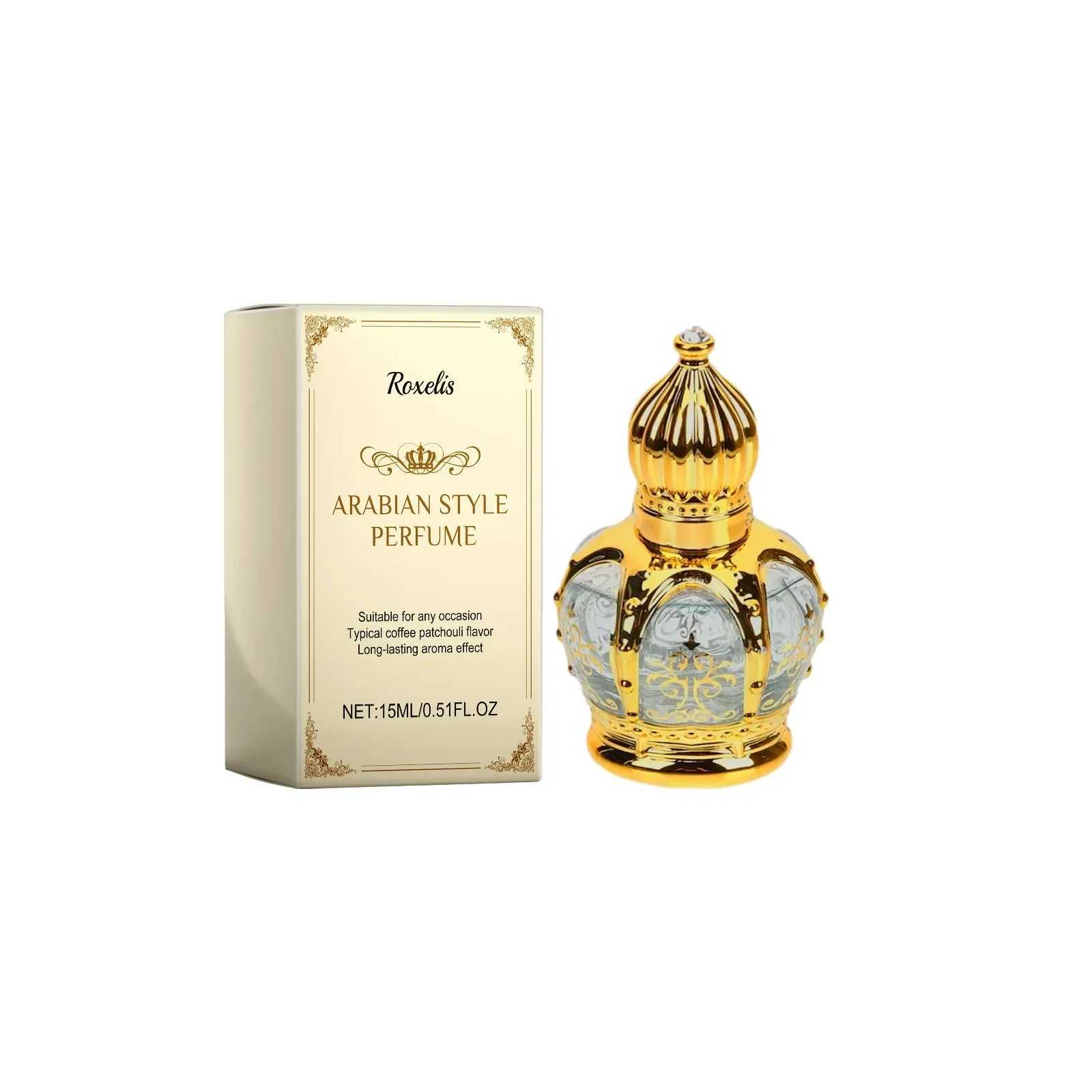 Coffee fragrance perfume fresh elegant and lasting perfume release charming atmosphere dating body relax Arab style perfume 15mlXJ250409