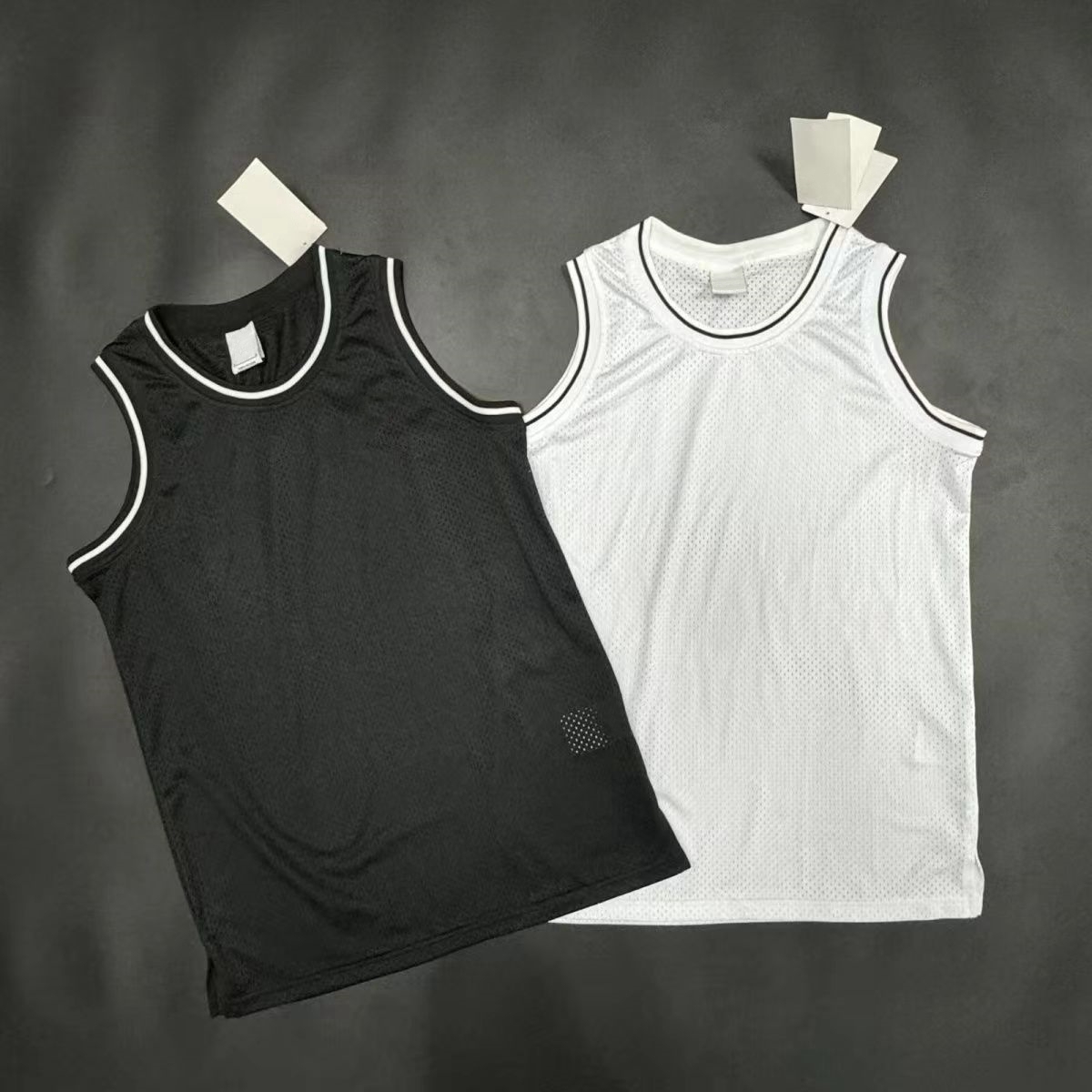 Mens vest basketball tank tops Sport fitness sleeveless tees mesh Tank Top Underwear summer quick dry black gym Sleeveless T shirt Running Yoga Vest jogger waistcoat