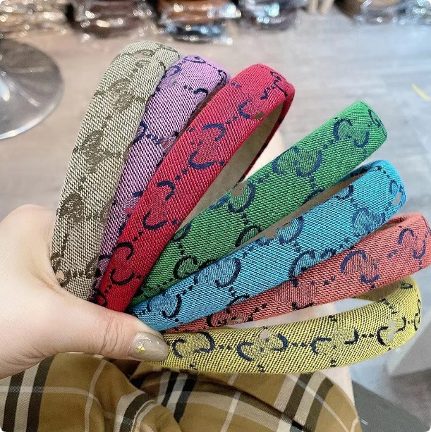 Women Fashion Designer Headbands Letters Hair Hoop Luxury Twist Turban Headwrap Head Accessories