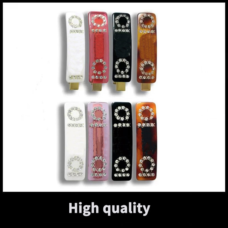 High quality Classic Crystal GLetters designer Women Hair Clips For Girl Barrettes Fashion Accessories Jewelry