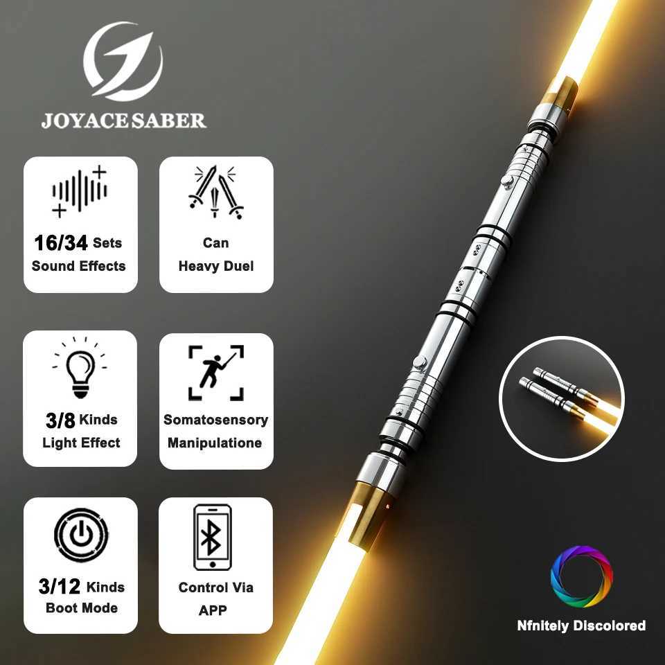 Pixel Lightsaber Bastila Shan Light Saber Neopixel Double-edged Laser Sword Metal Handle Cosplay Heavy Dueling Xenopixel Sabers W241218