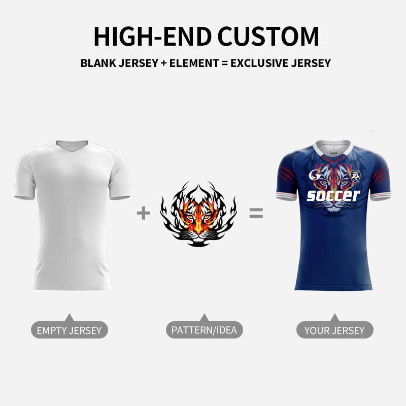 2025 Wholesale Custom Personalized Shirt Polyester Short Sleeve Soccer Shirts Club Team Training Football Jersey