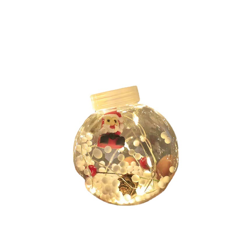 Colorful LED Light String Featuring Santa Claus for Festive Home Decor