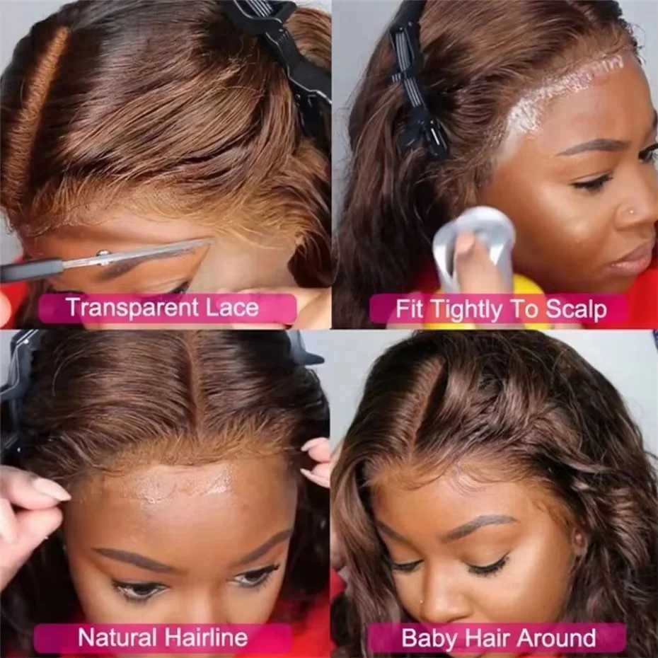30 inch straight human hair braided bundle 10A Brazilian brown bundle 100% Remy human hair extension 1 3 4 bundles of webbing W241218