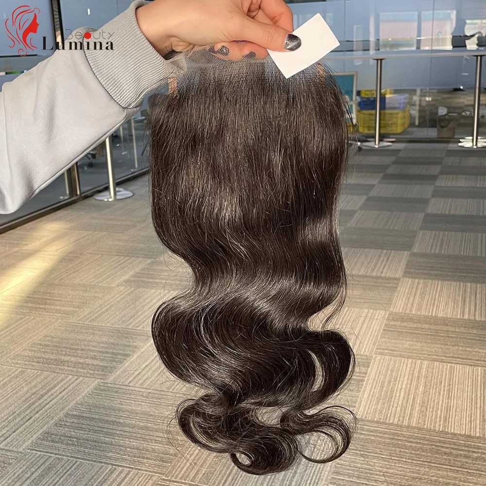 Lace Closure Wave Hair 4x4 Lace Cloud Swiss Lace Hair Extension 100% Transparent Lace Closure W241221