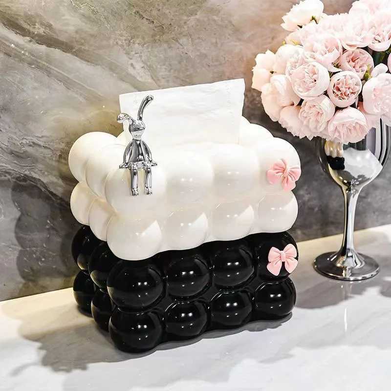 INS Style Cotton Candy Removable Tissue Box Korean Style Cute Tissue Box Desktop Decorative Supplies for A Napkin Holder Y241218