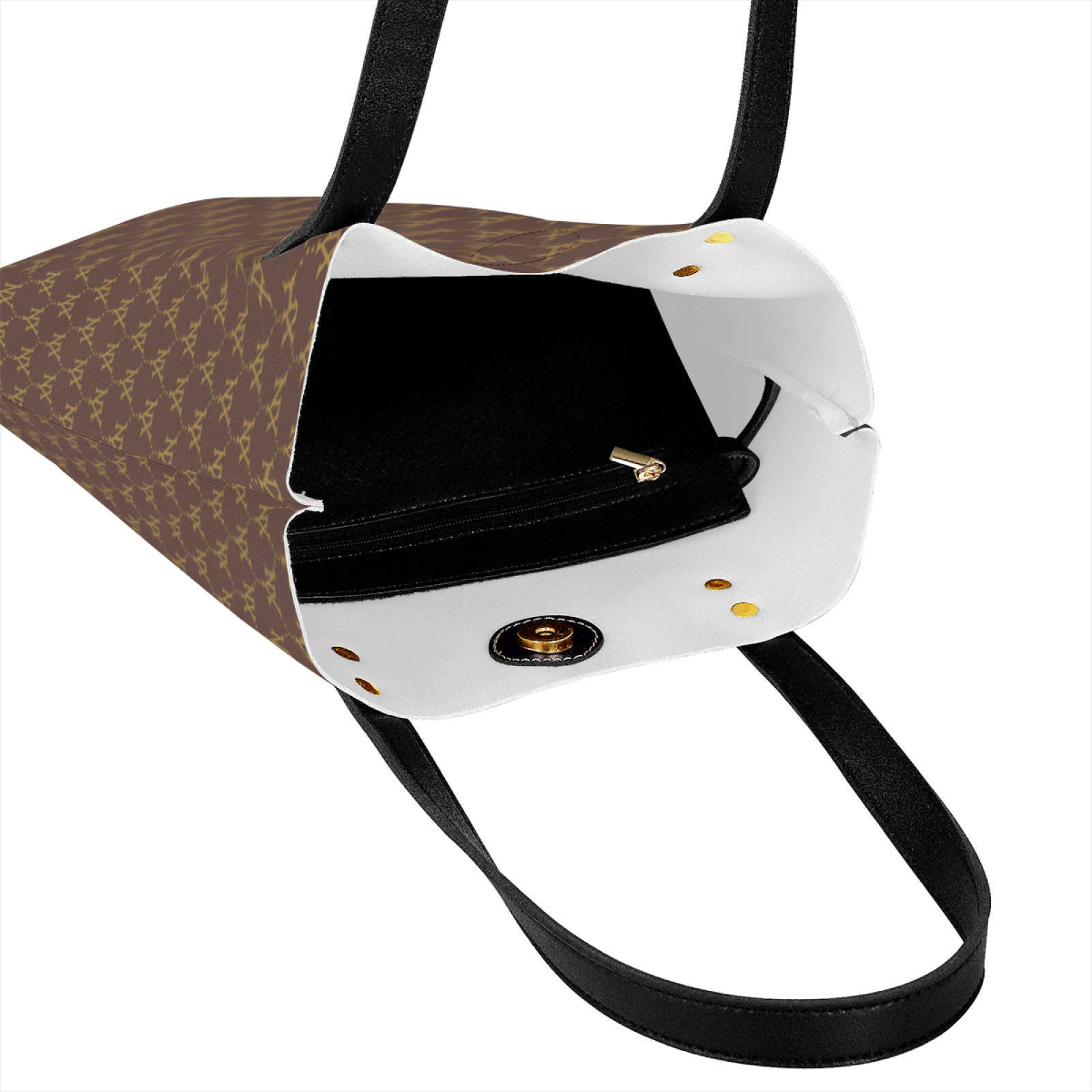 NXY Designer Bag Tote Bag Woman Large Handbags Pu Leather Shopping Purse Women High Quality Luxury Classic Flower Checked Shoulder Bag Handbags Travel