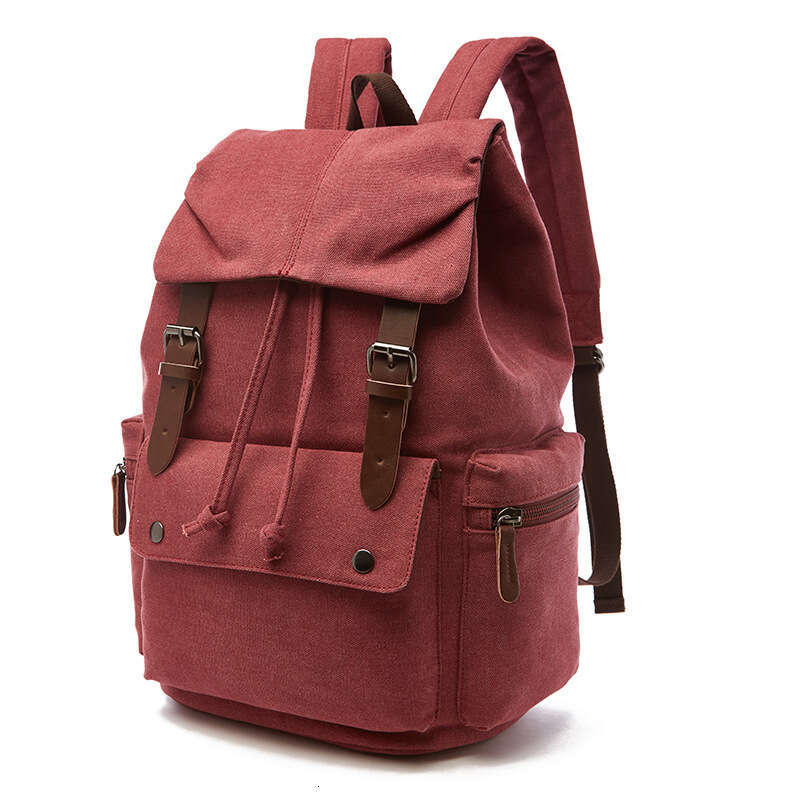 Backpack New Fashion Vintage Canvas School Bag Men's Travel Bags Large Capacity Backpack