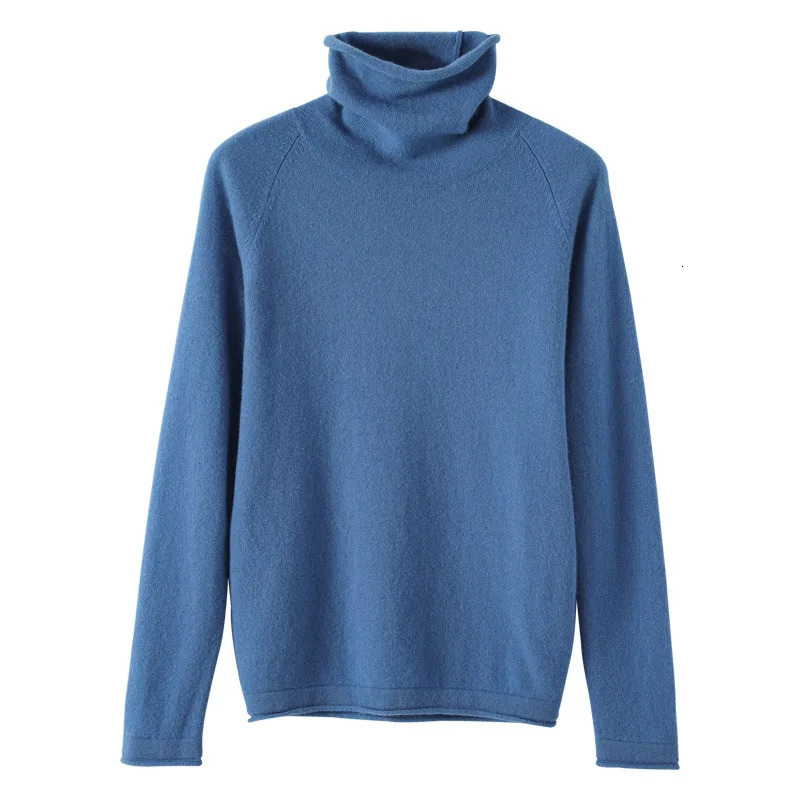 Women Sweater Winter Cashmere Turtleneck Warm Knitwear Korean Casual Solid Bottoming Shirt Fashion Knit Pullovers Brown Sweater 241217