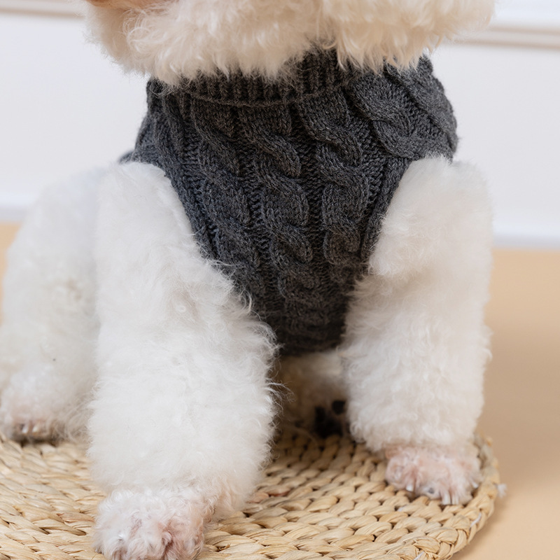 Dog clothes 2024 new Teddy Bichbear puppy Schnitzer York Summer pet clothes winter warm sweater