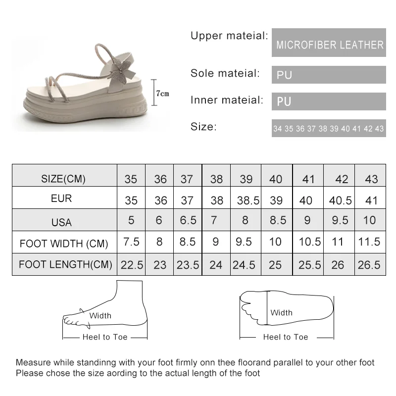 AIYUQI Sandals Women Summer Girl Sandals Outside Platform Heel Height Fashion Rhinestone Korean Women's Sandal