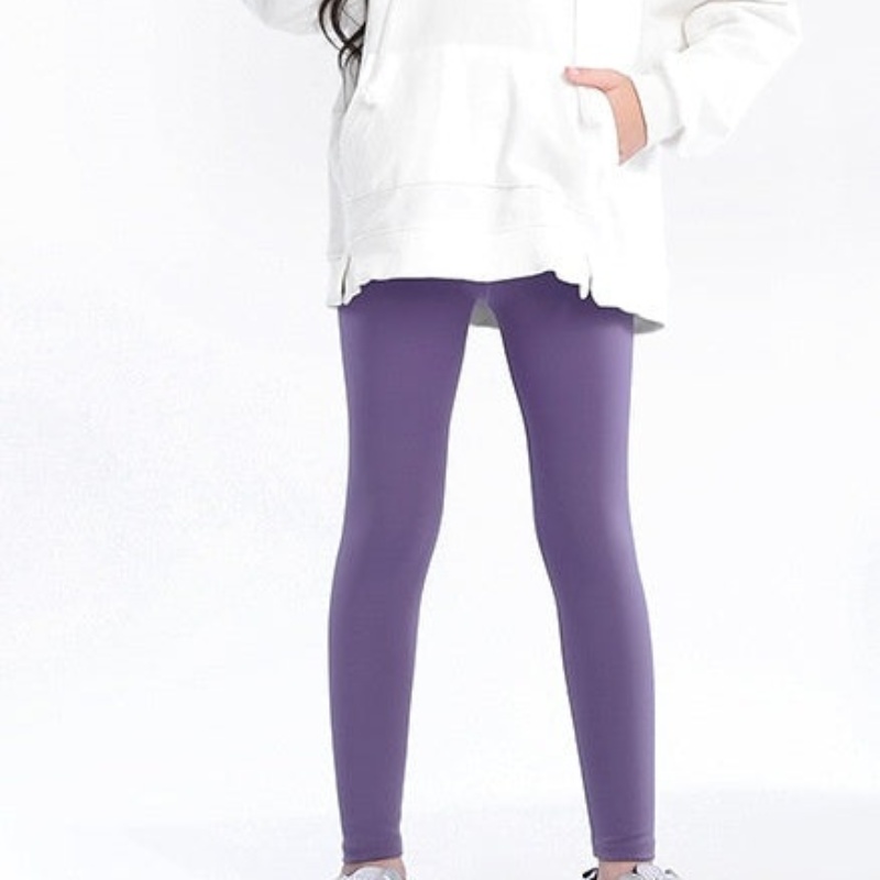 Uu-1976 Spring & Fall Thin Kid's Inspired Yoga Tights - Lightweight Long Pants For Girls