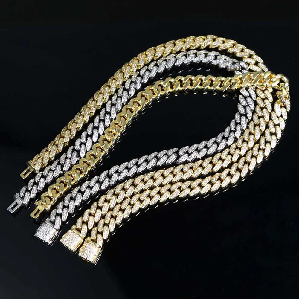 6.5mm wide Bling 5A cubic zirconia cubic chain necklace suitable for girls summer beach thin ankle chain necklace 9 10 W241217