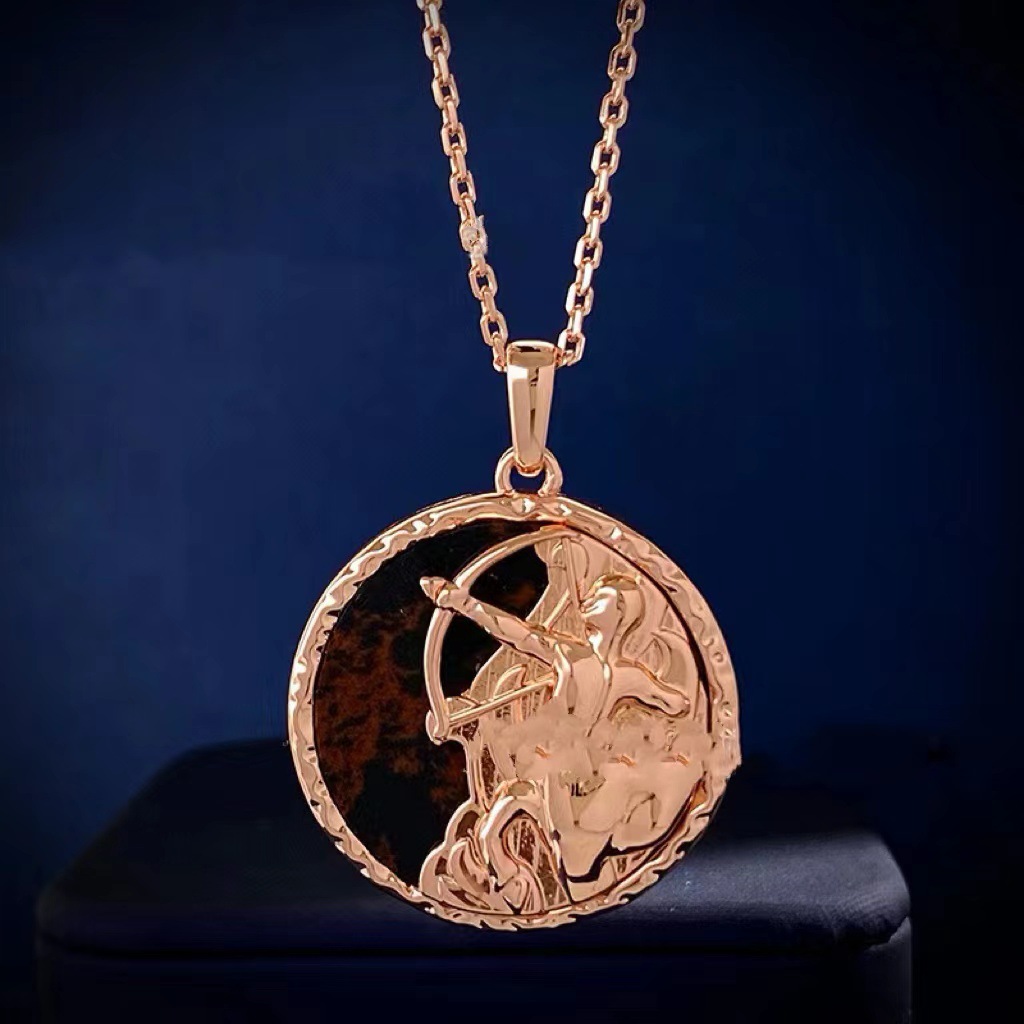 designer necklace chains for men coin pendant twelve constellations long necklace necklace jewelry necklaces designer jewlery jewelry woman designer bijoux