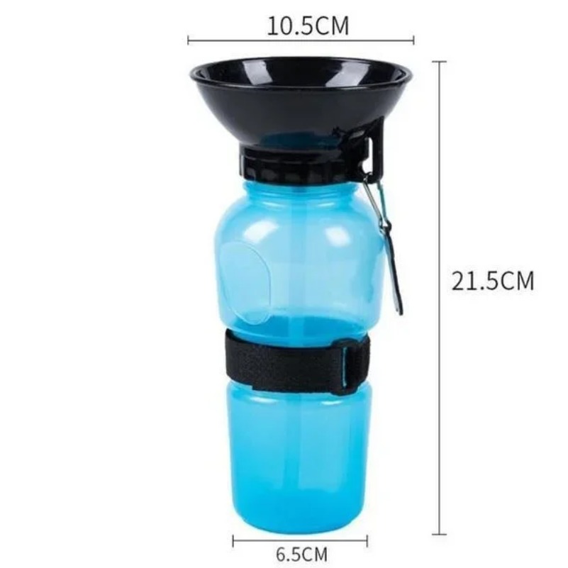 free shipp ing Portab l e Pet Bott l e Extrusion Large Travel Cup 500 ml Outdoor Drinking Water Feeder Bowl for Dog Cat